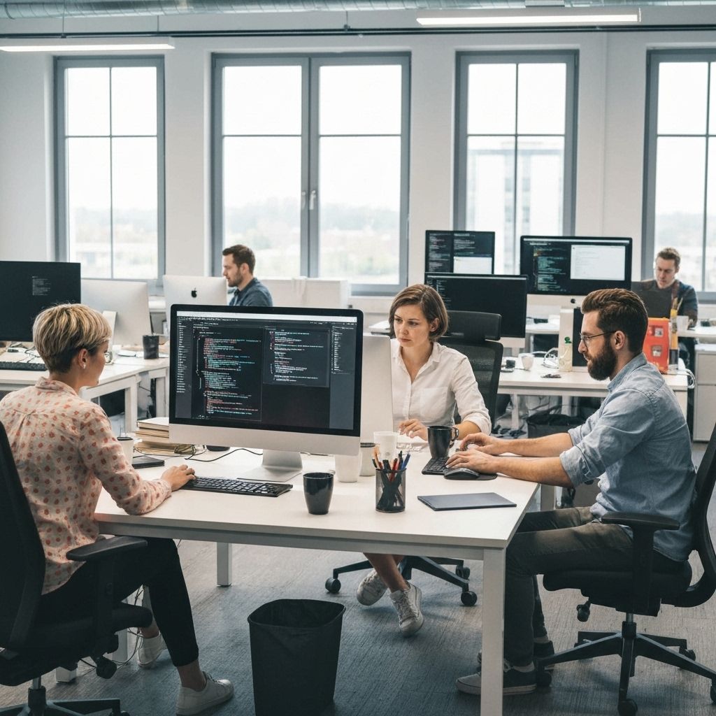 Equipo Clovasoft trabajando